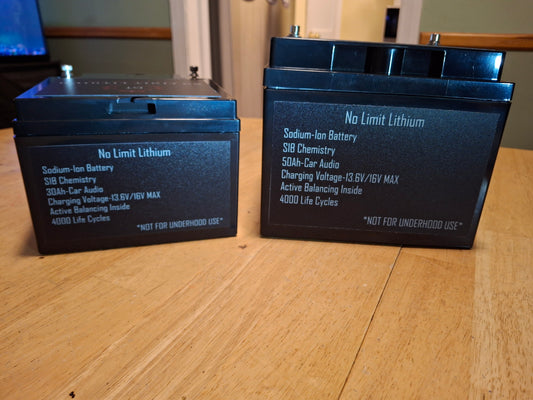 50ah Sodium Ion Battery...CAR AUDIO